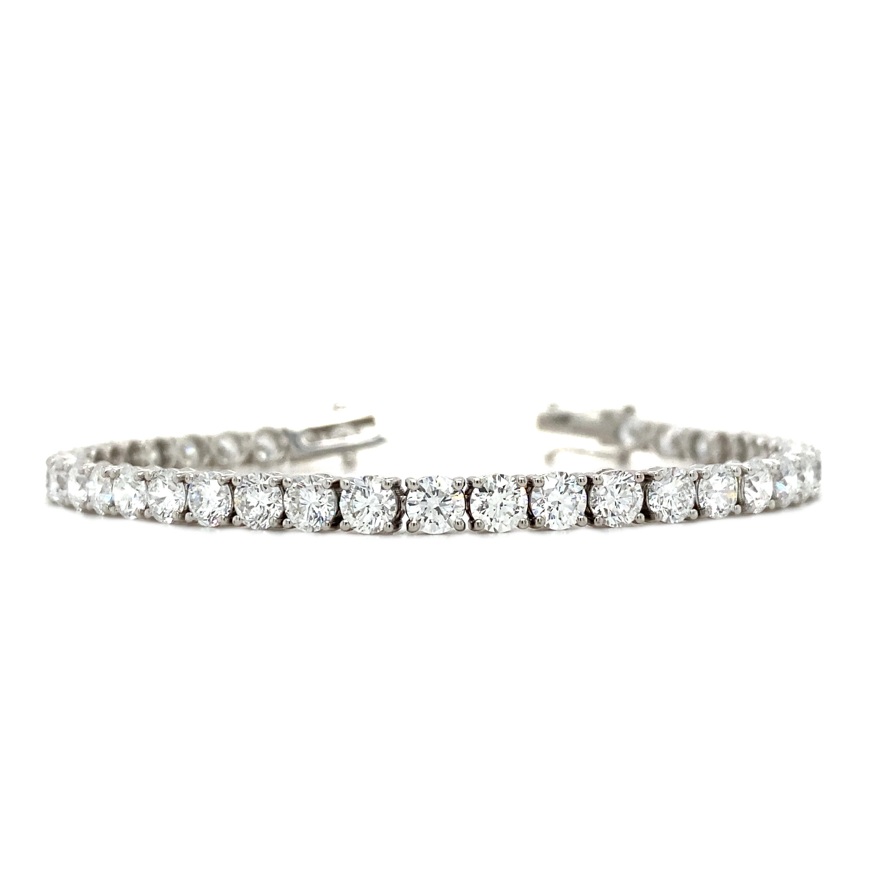13.18 carat Lab Grown Diamond Tennis Bracelet